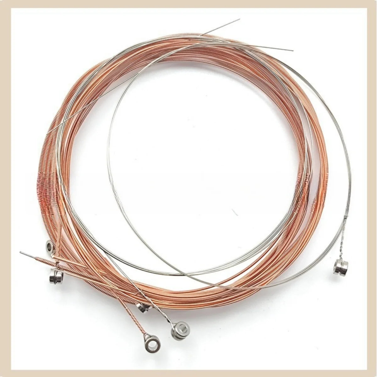 Acoustic Guitar Strings Set – Durable Steel Core with Coated Copper Alloy Windings
