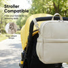 Large Capacity Diaper Backpack with Multiple Pockets