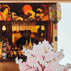 DIY Wooden Miniature Japanese Tavern Model Kit with LED Lighting