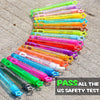 Neon Mini Bubble Wands for Party Favors & Classroom Prizes