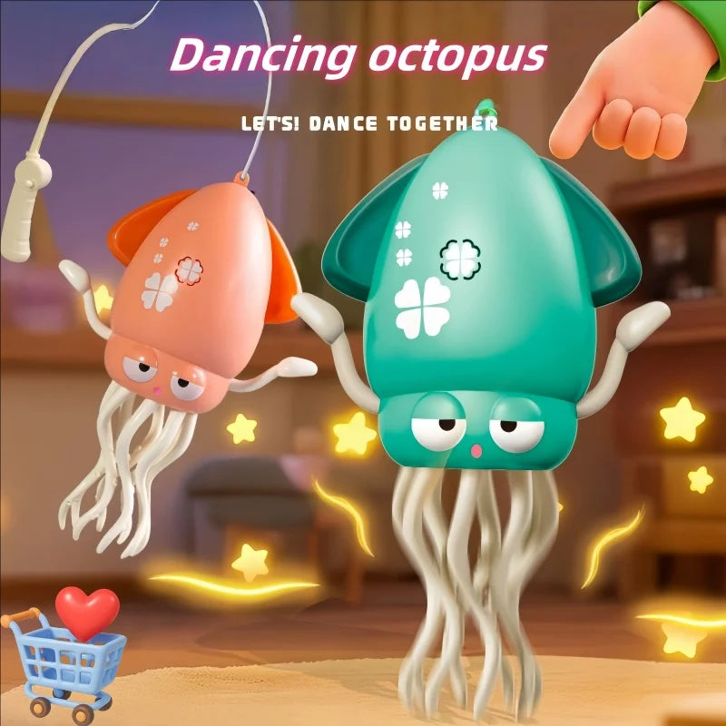 Interactive Dancing Octopus Toy with Obstacle Avoidance