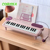 37-Key Kids Electronic Piano with Microphone and Stand