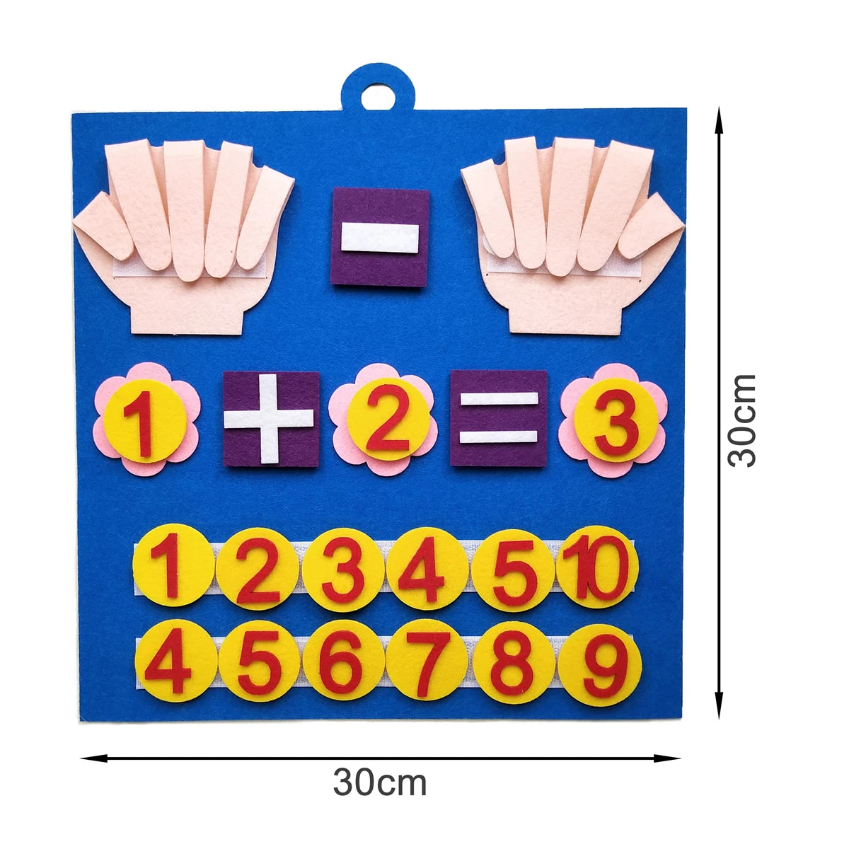 Felt Number Counting Toy for Toddlers | Montessori Early Math Learning