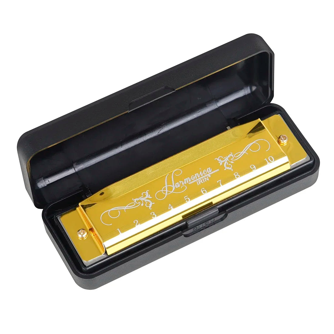 Colorful C Key Harmonica for Beginners – 10 Hole 20 Tone