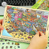 Miniature Scene Sticker Book – Cute 3D Stacked Houses DIY Craft Set