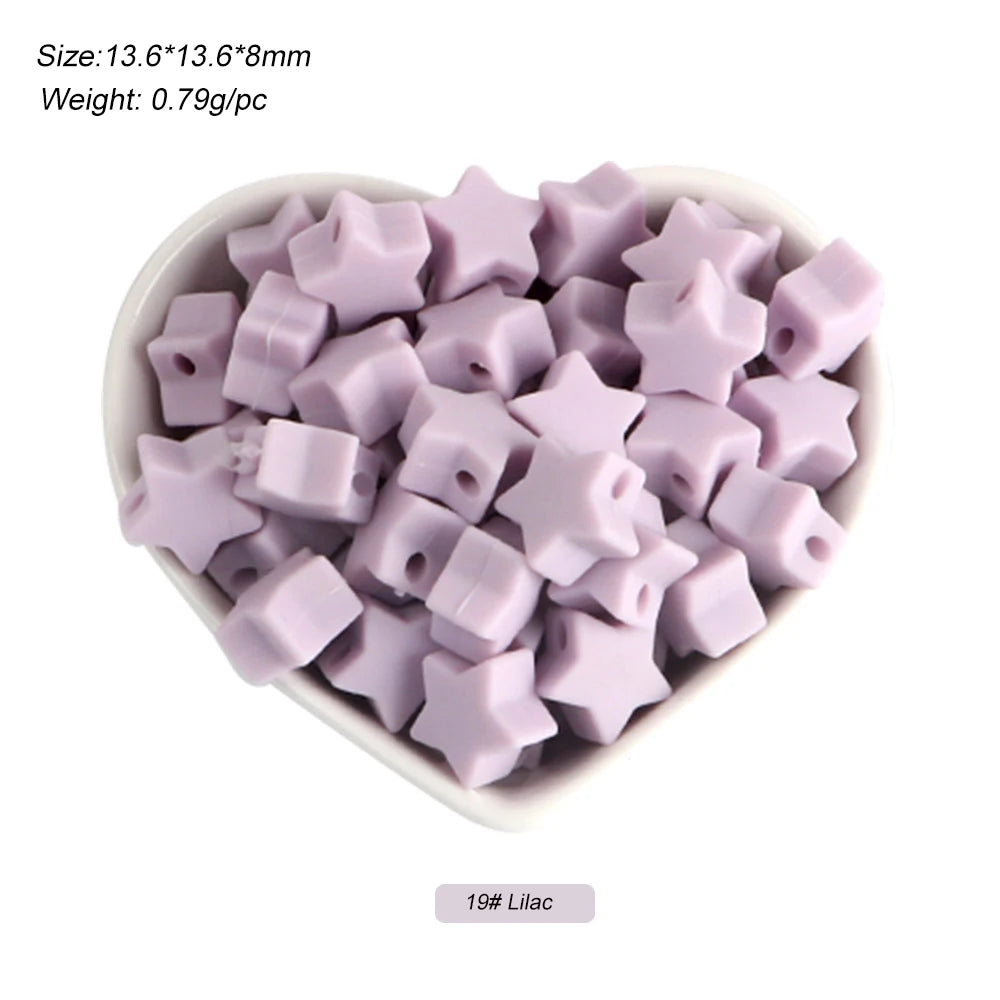 Silicone Charm Beads Set for DIY Jewelry Making