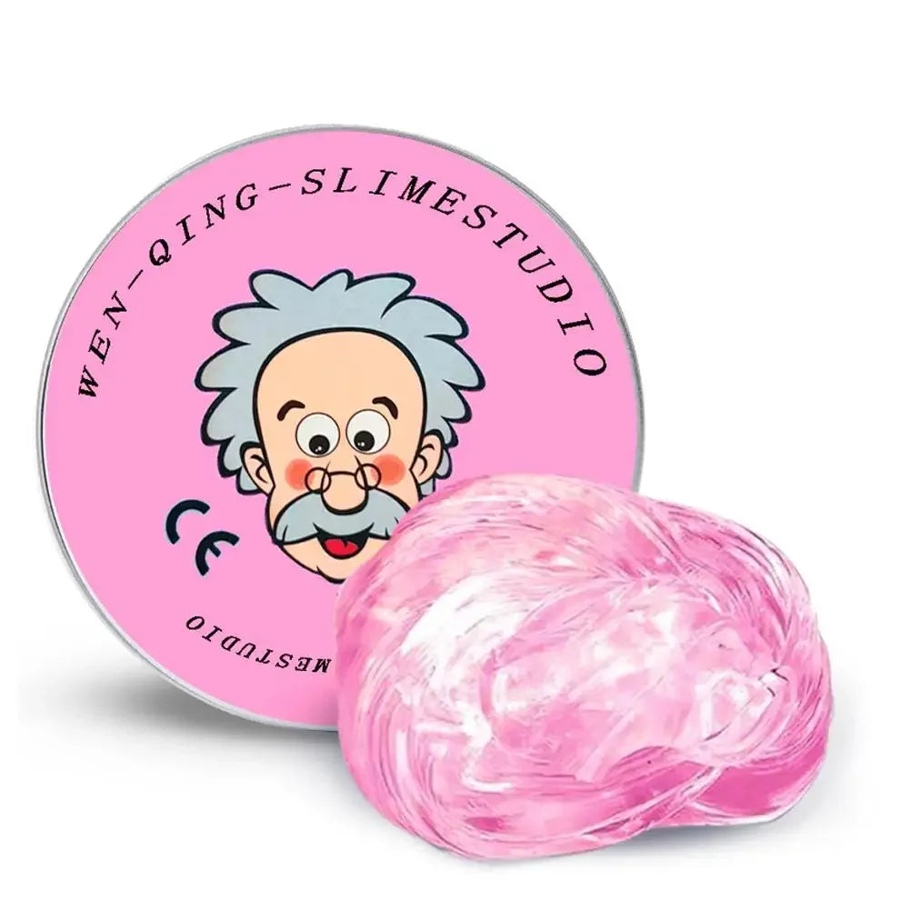 Clear Crystal Liquid Glass Thinking Putty – Stress Relief Fidget Toy