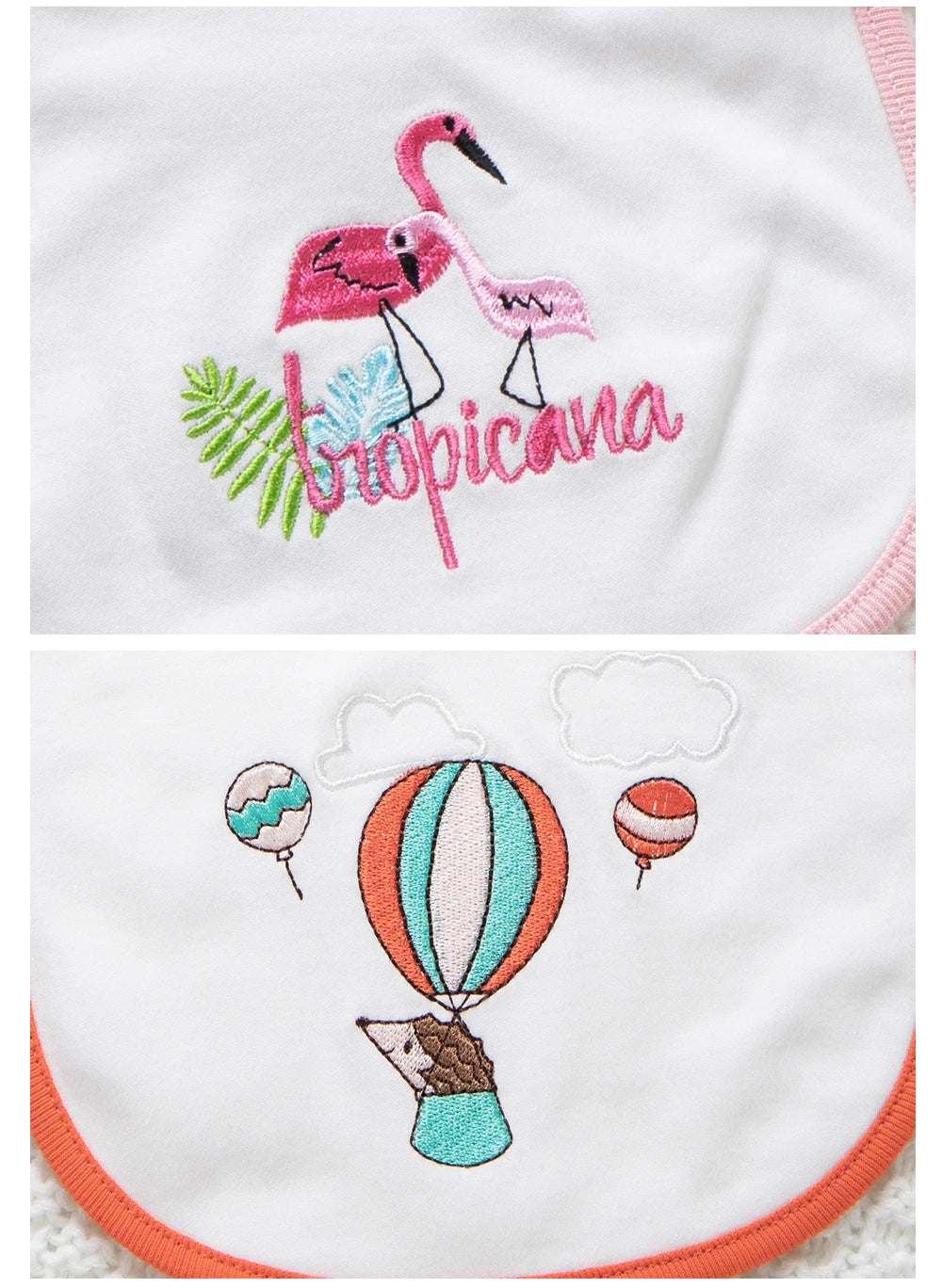 Cotton Bandana Bibs for Babies (3-Pack)