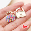 Colorful Enamel Handbag Charms for Jewelry Making