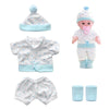 Cozy Cartoon Bear Winter Pajamas for 12-Inch Reborn Dolls