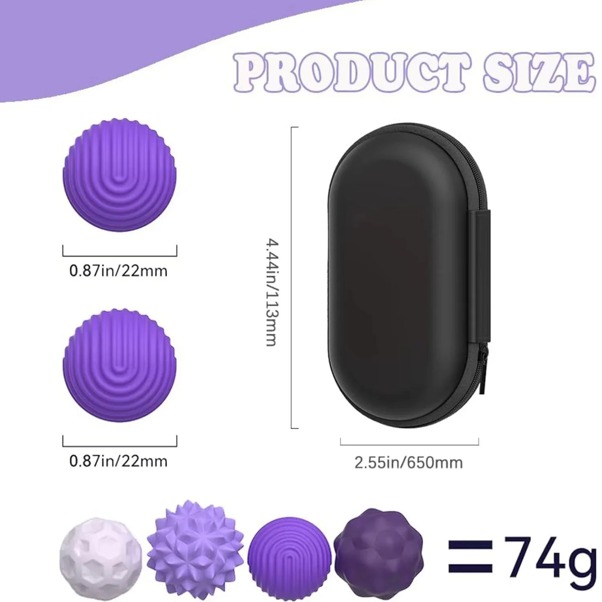 Magnetic Silicone Sensory Stress Balls