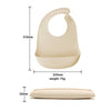 Personalized Silicone Baby Bib with Custom Name