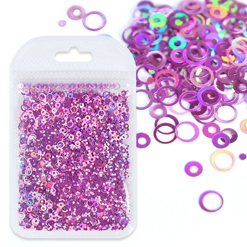 Shimmering Star Resin Sequins for DIY Crafts