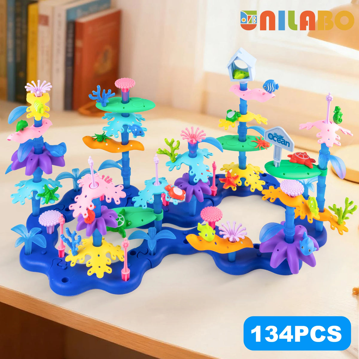 STEM Flower Garden Building Toy Set for Kids