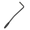 Black replacement tremolo arm for an electric guitar