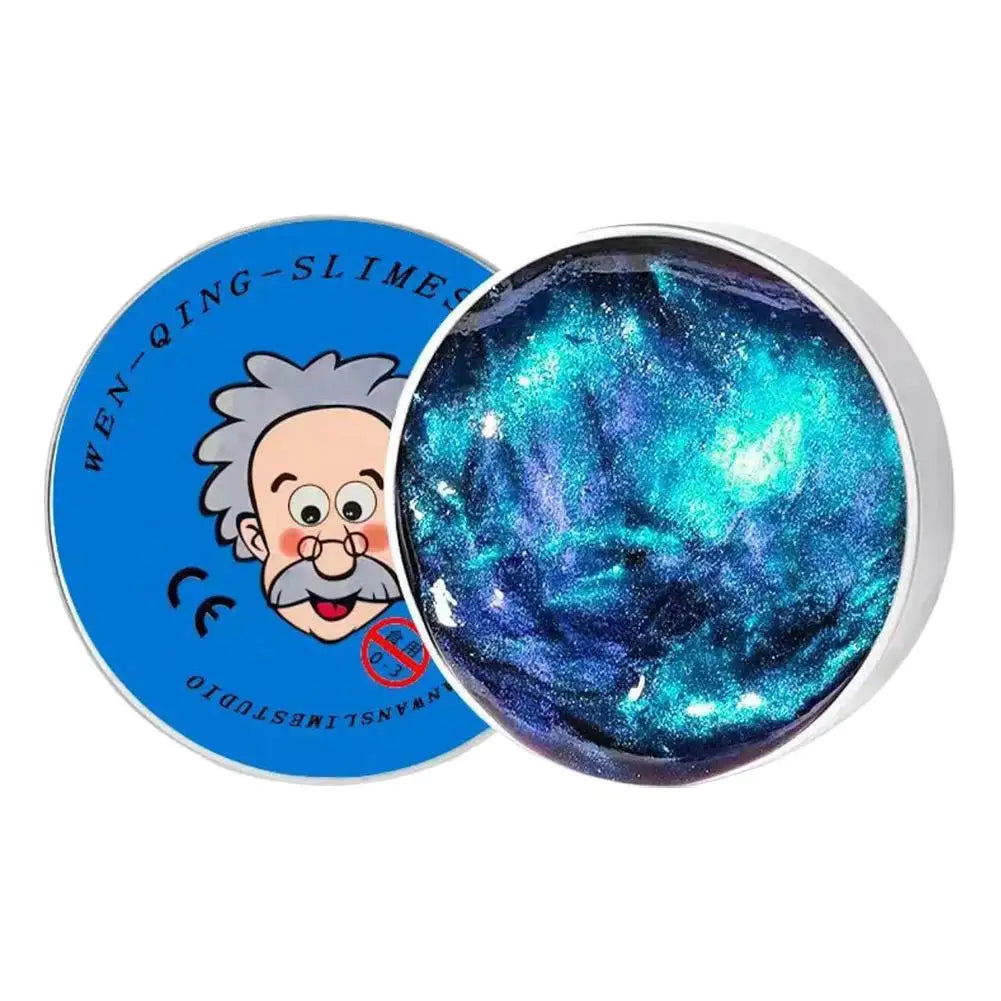 Crystal Clear Sensory Putty with Tin – Stress Relief & Bouncing Toy
