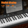 61-Key Portable Keyboard Piano with Stand, Bench, Headphones, and Pedal