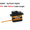FMS9GDP 9g Plastic Digital transmitter with a 460mm cable length.