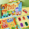 Montessori Quiet Book – Interactive Word Recognition & Early Learning Activity Book for Kids