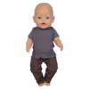 Doll Outfit Set with Hat for 17-43 cm Baby Dolls