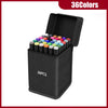 Dual-Tip Alcohol Art Markers – 24 to 262 Color Sets for Illustration & DIY