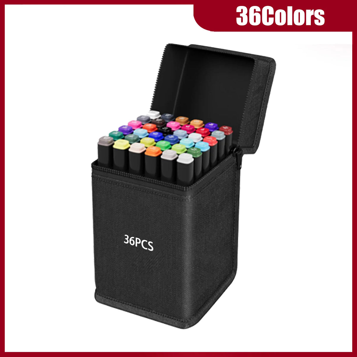 Dual-Tip Alcohol Art Markers – 24 to 262 Color Sets for Illustration & DIY