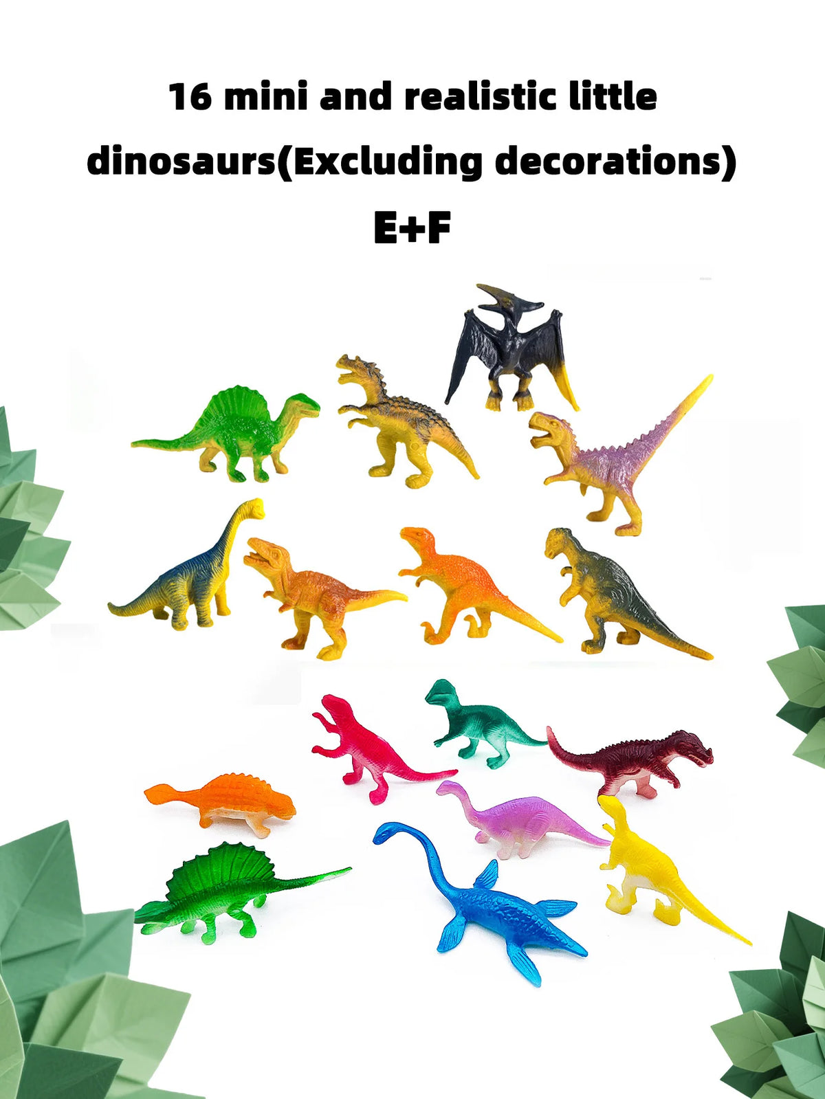 10-Piece Mini Dinosaur Figure Set for Kids and Collectors