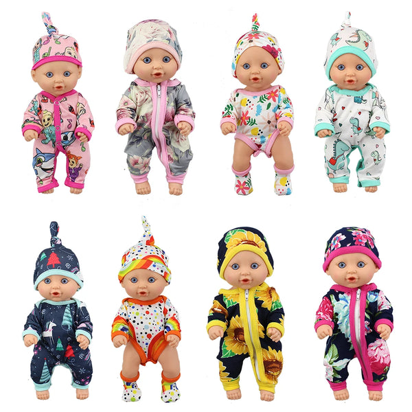 Jumpsuit Outfit for 10-12 Inch Dolls