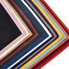 A fan of self-adhesive PU leather repair patches in a variety of colors and shades.
