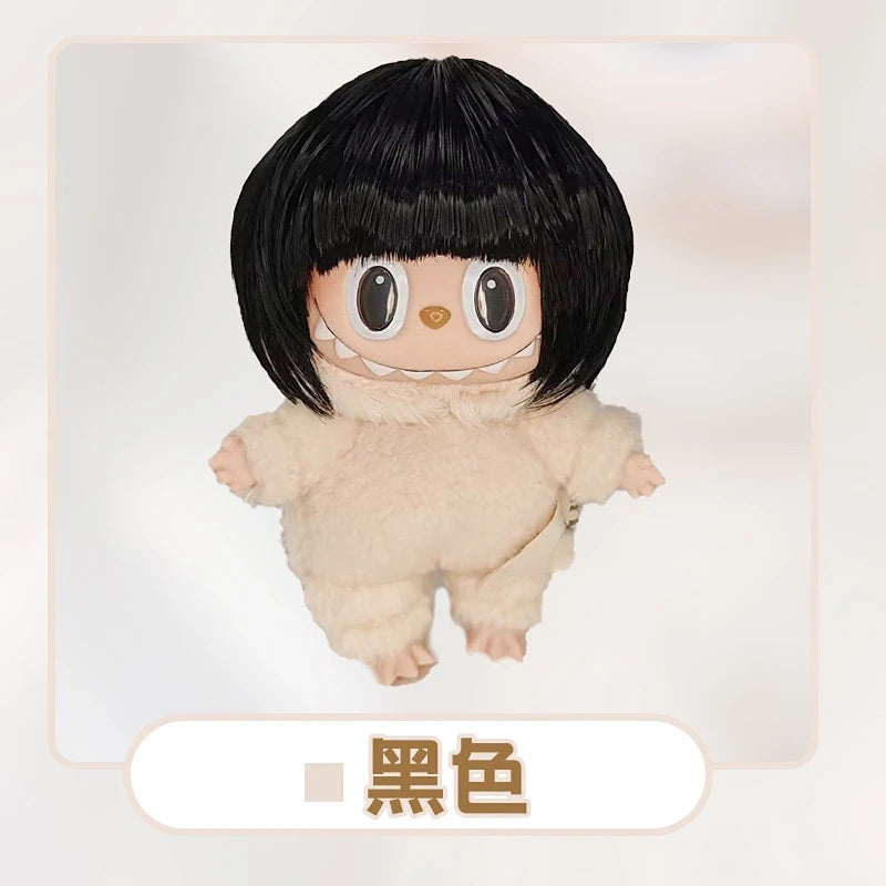 Ear-Length Bob Wig for Labubu Dolls