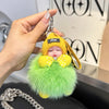 Adorable Plush Fox Keychain Pendant