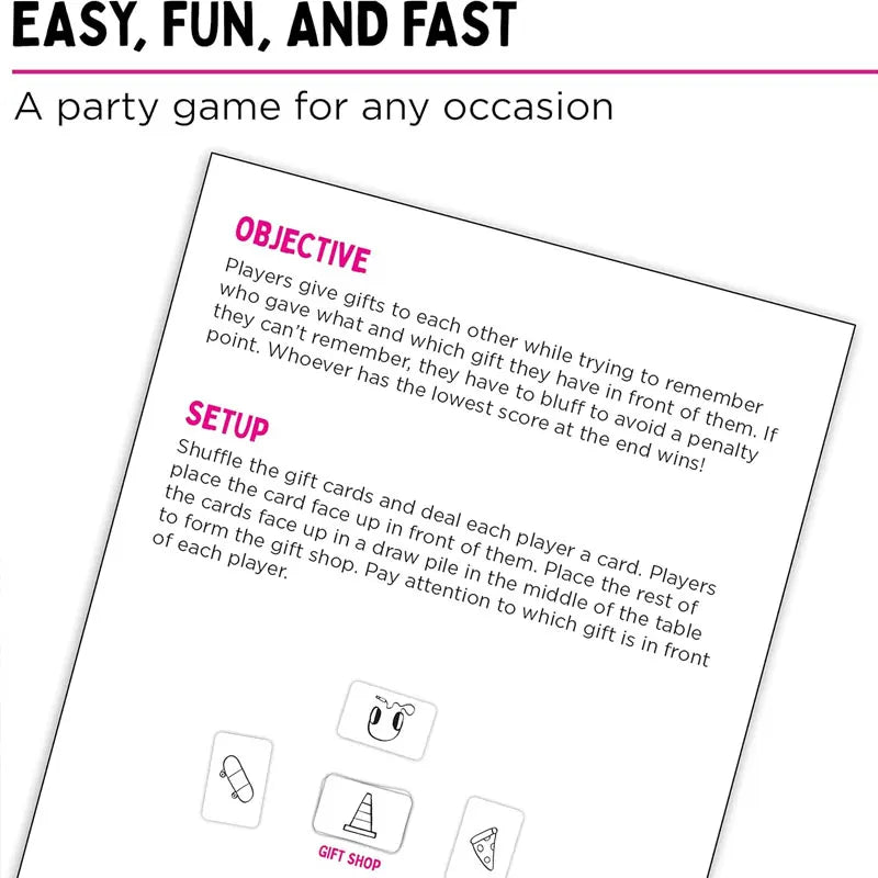 That's Not a Hat – Bluffing & Memory Party Game