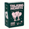 Box of Talking Hearts Couples Edition conversation cards with 200 questions for date night and travel