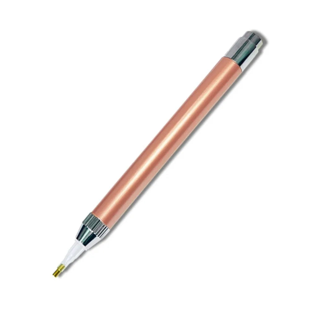 LED Diamond Painting Pen Kit with Multifunctional Tips and Magnifying Glass
