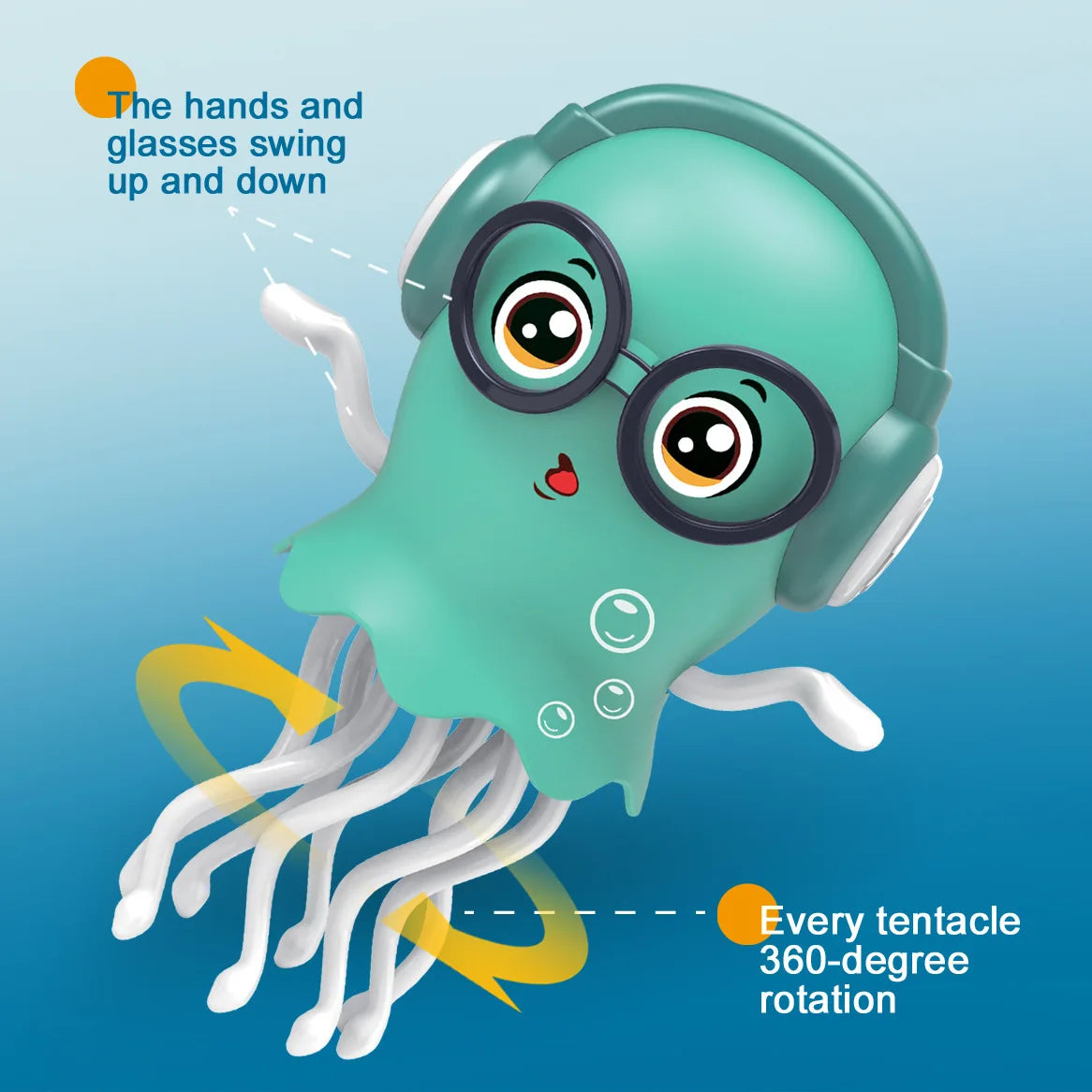 Dancing Jellyfish Robot Toy with Music and Lights