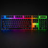 RGB Backlit Wired Keyboard with Mechanical Feel