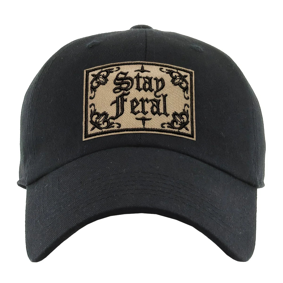 Stay Feral Embroidered Iron-On Patch