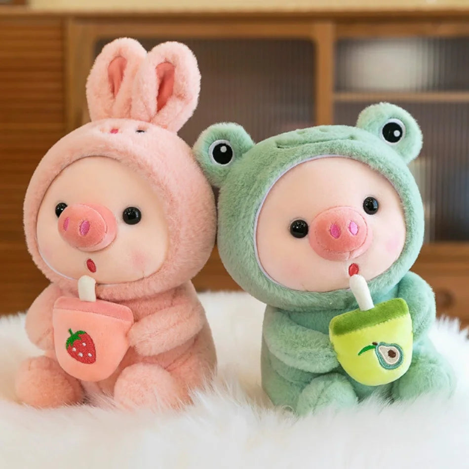 Cute Plush Pig Toy - Soft Pink Stuffed Animal
