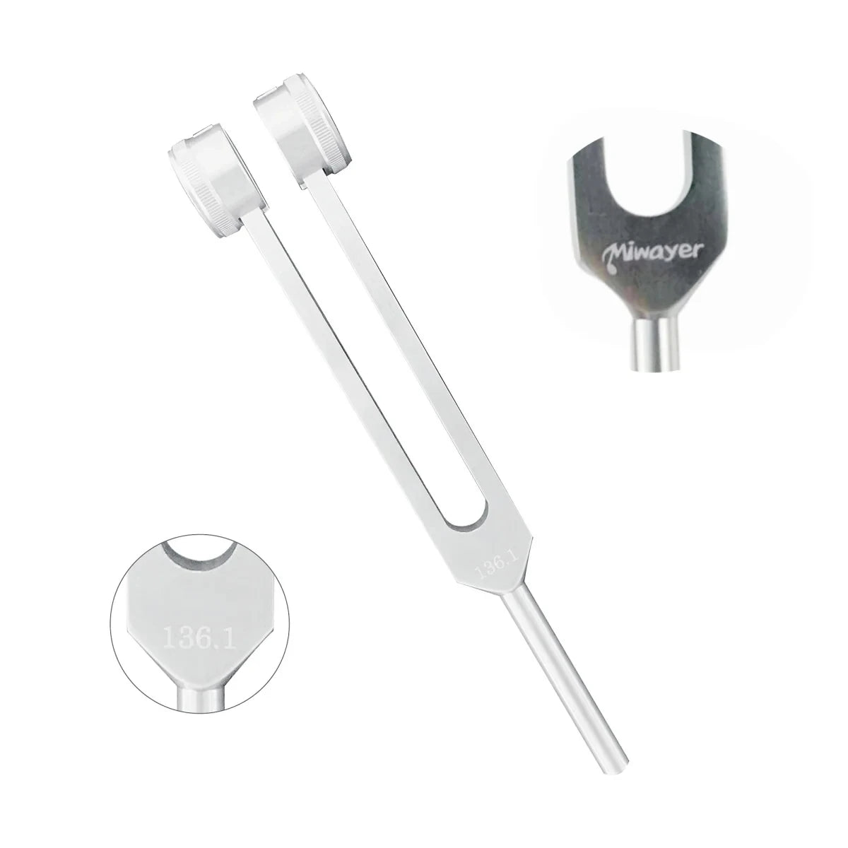 Therapeutic Tuning Fork Set for Sound Healing & Chakra Balancing