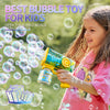 LED Bubble Gun Toy for Kids with Color-Changing Lights