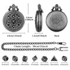 Vintage Pocket Watch Style Dice Set with 7 Polyhedral Metal Dice