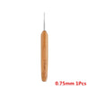 Professional Dreadlock Crochet Hook Needle with Wooden Handle