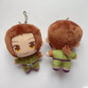 A set of three plush keychains featuring Hetalia characters Arthur, Alfred, and Wang Yao.