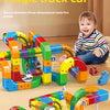 Magnetic Building Block Train Set with Electric Track