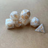 Colorful Pearl Polyhedral Dice Set for Tabletop RPGs