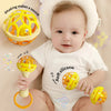 Baby Sensory Rattle Toy Set with Spinning Stacker