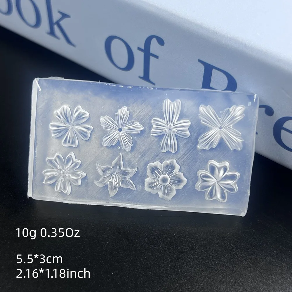 3D Lily Flower Nail Art Silicone Mold