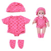 Cozy Cartoon Bear Winter Pajamas for 12-Inch Reborn Dolls