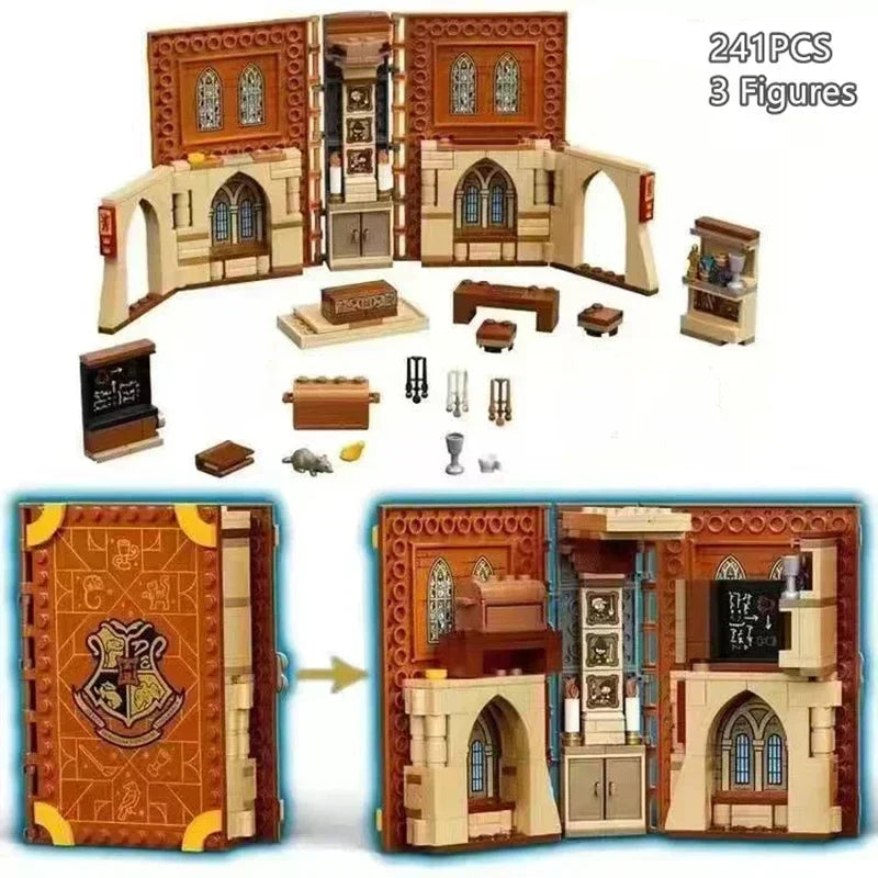 Magic Book Building Blocks Set – 6 Enchanted Worlds to Build