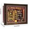 DIY Miniature Book Nook Kit - Retro Wooden Dollhouse Shelf Decor